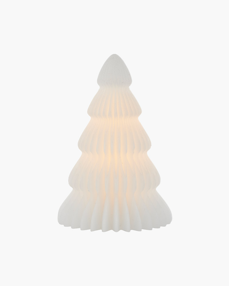 Claire Christmas Tree, 19cm, White
