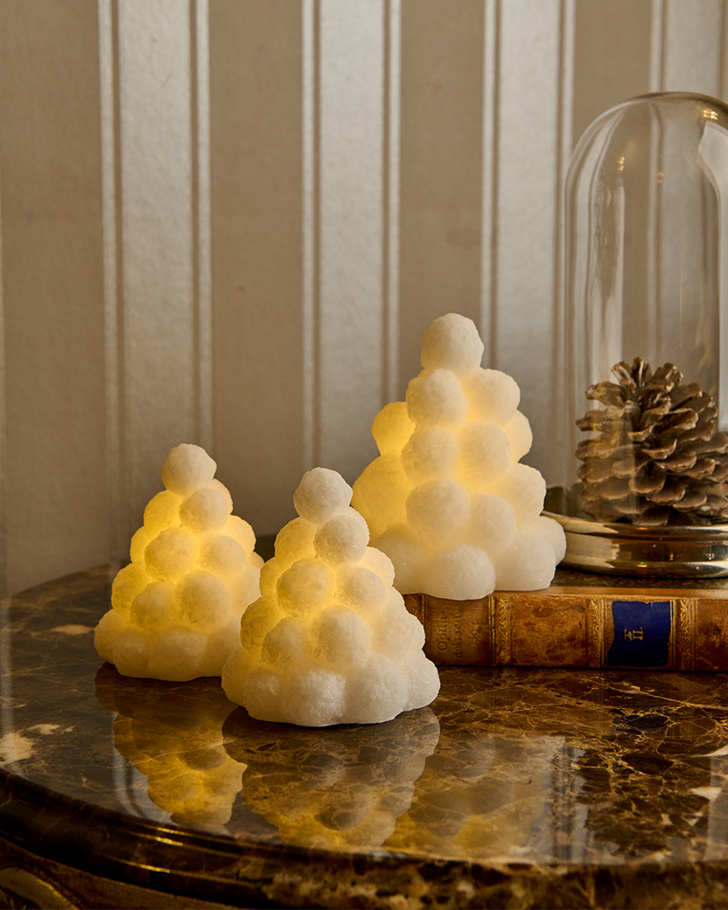 Evy Snowball 10cm, 2 pcs.