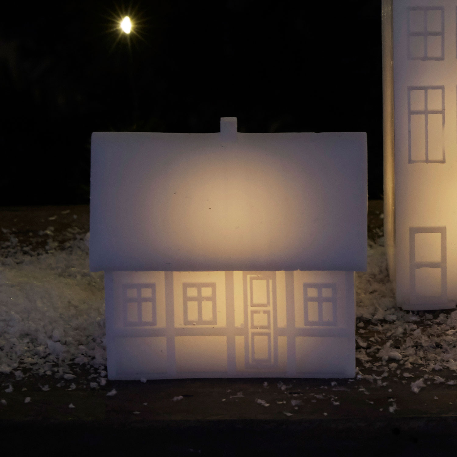 Copenhagen Half-Timbered House, White