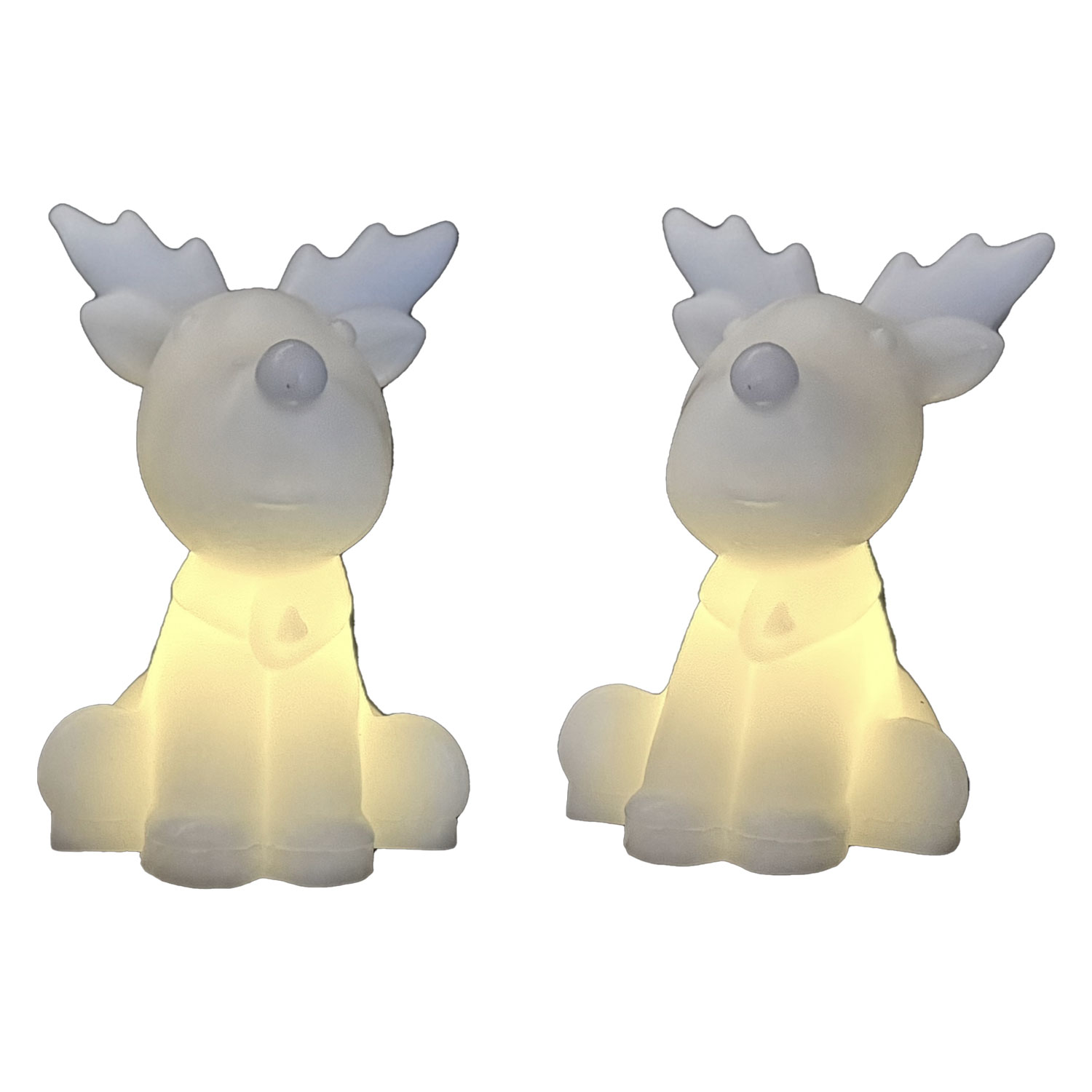 Naja Reindeer 2 pcs - 9cm, White
