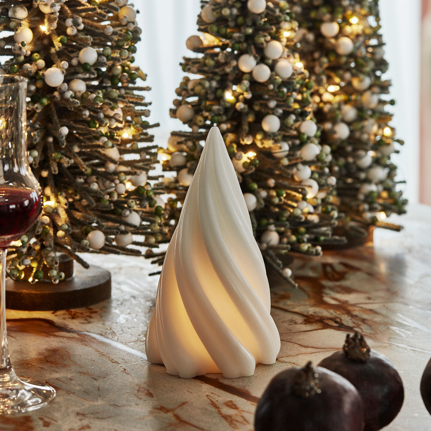 Olina Tree - 16cm, White