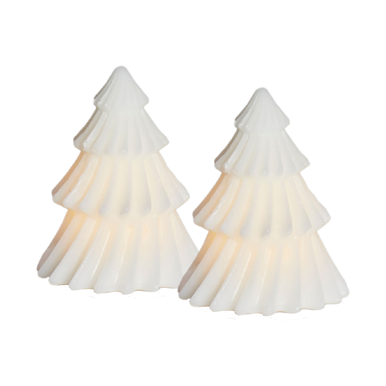 Olivia Tree Mini 2 pcs - 8cm, White