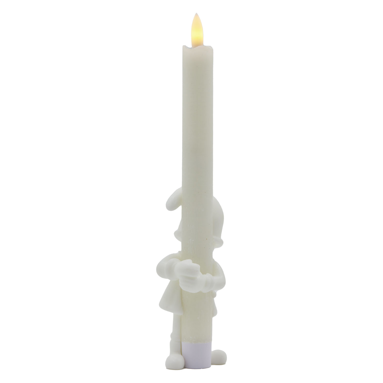 Tinka taper candle with elf, 24.5cm