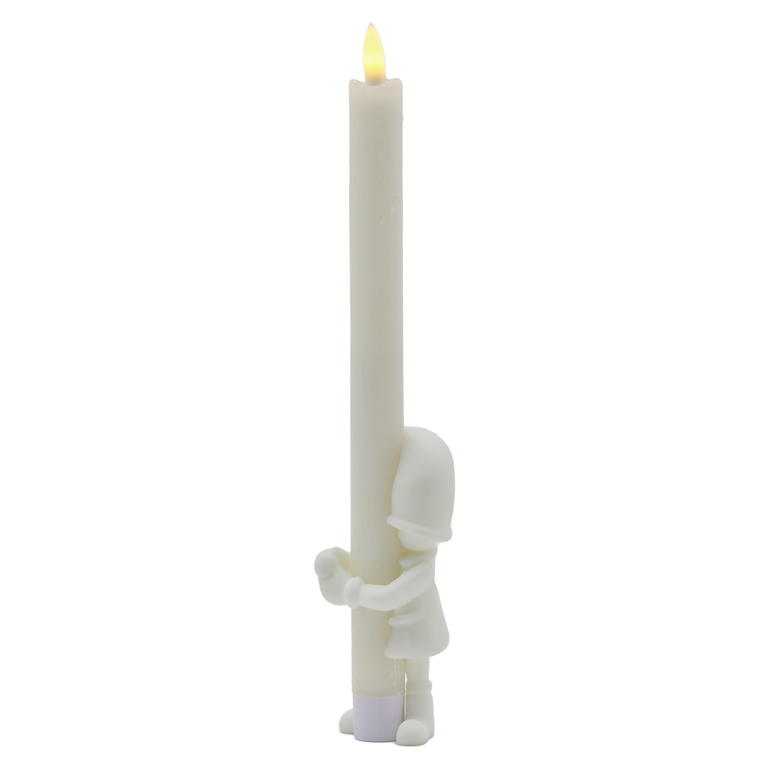 Tinka taper candle with elf, 29cm