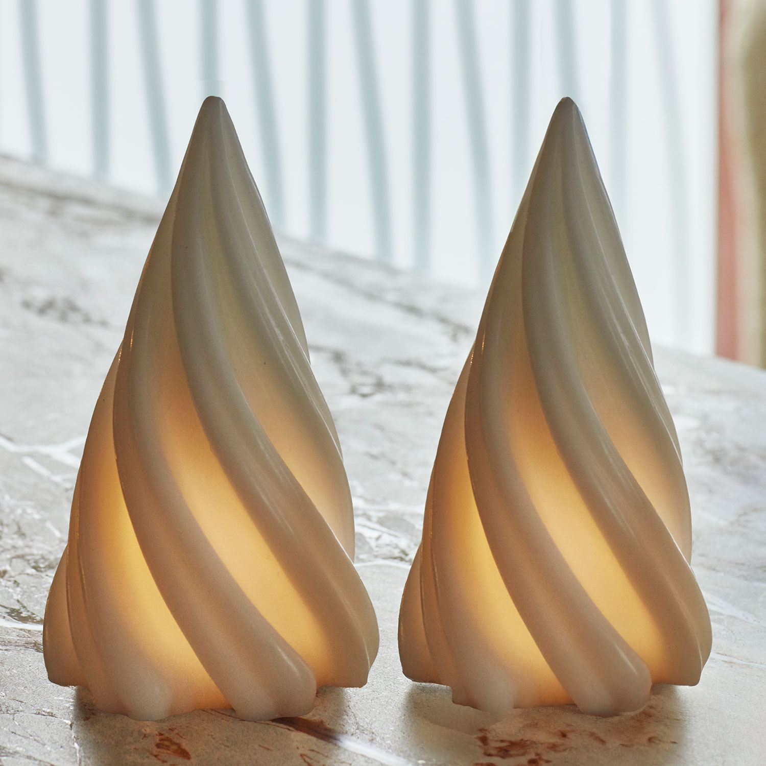 Olina Tree Mini 2 pcs - 8cm, White