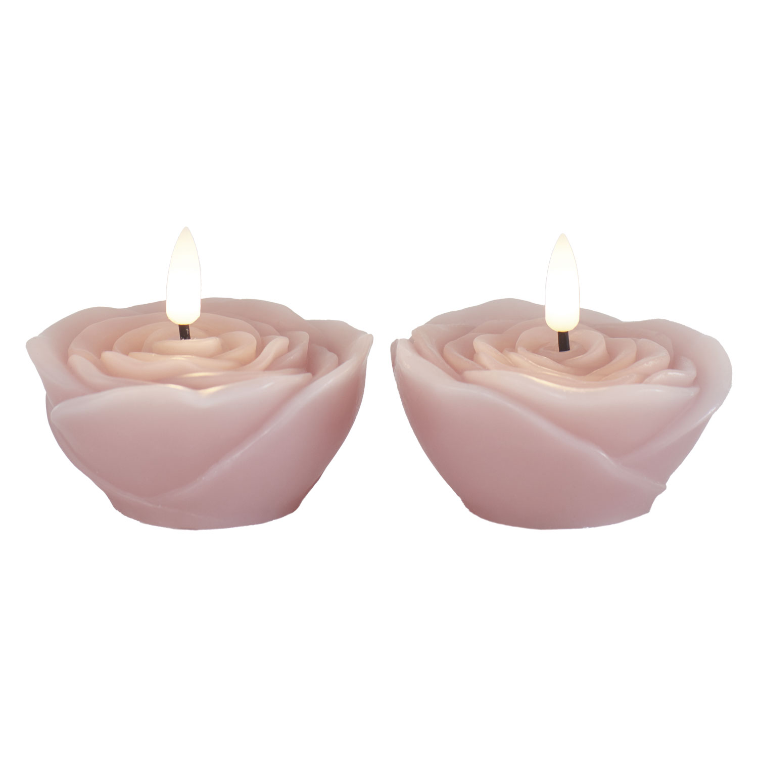 Rosita Ø8x4cm, 2 pcs, Pink