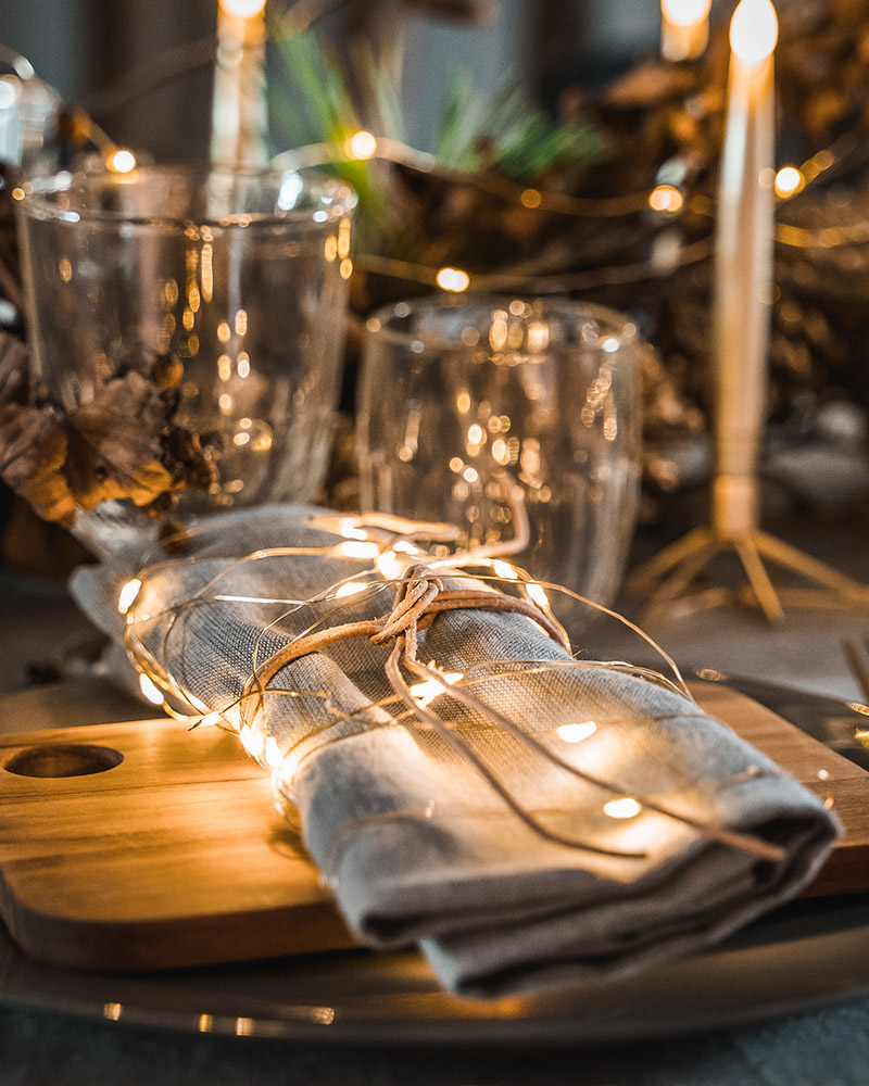 Knirke 40 LED, 3.9m, Gold