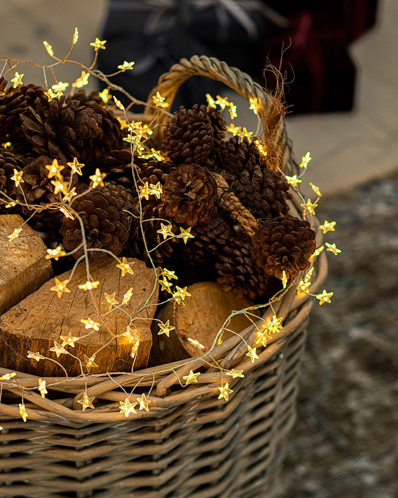 Trille Star Cluster 160 LED, 2m, Silver