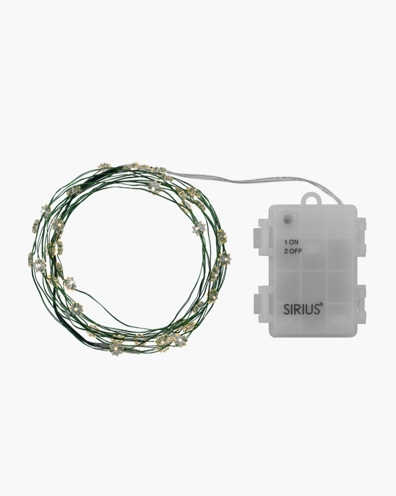 Silke Miniflower 40 LED, 3.9m, Green