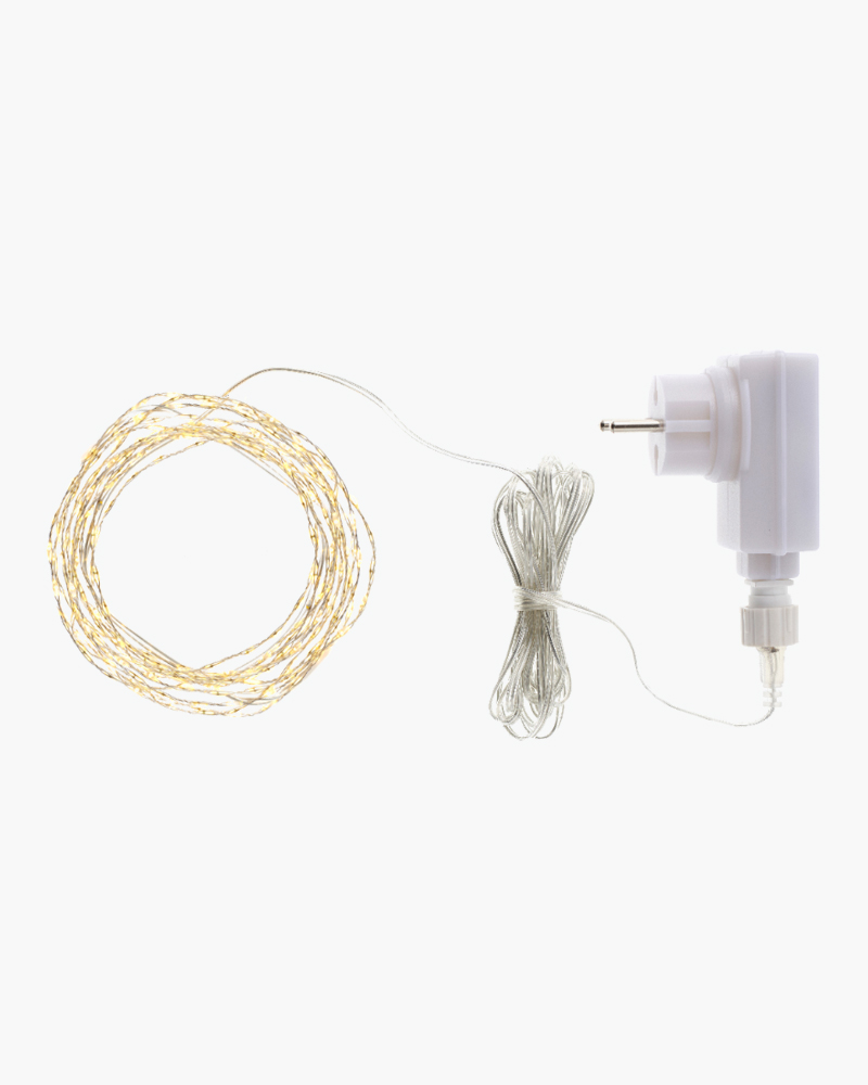 Kiki 300 LED, 4m, Silver