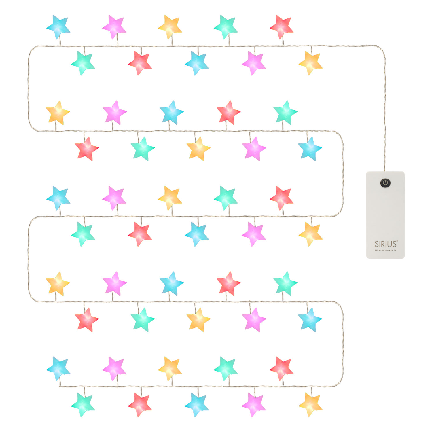Ally Star Cluster string lights 40 LED, 2m, Multi