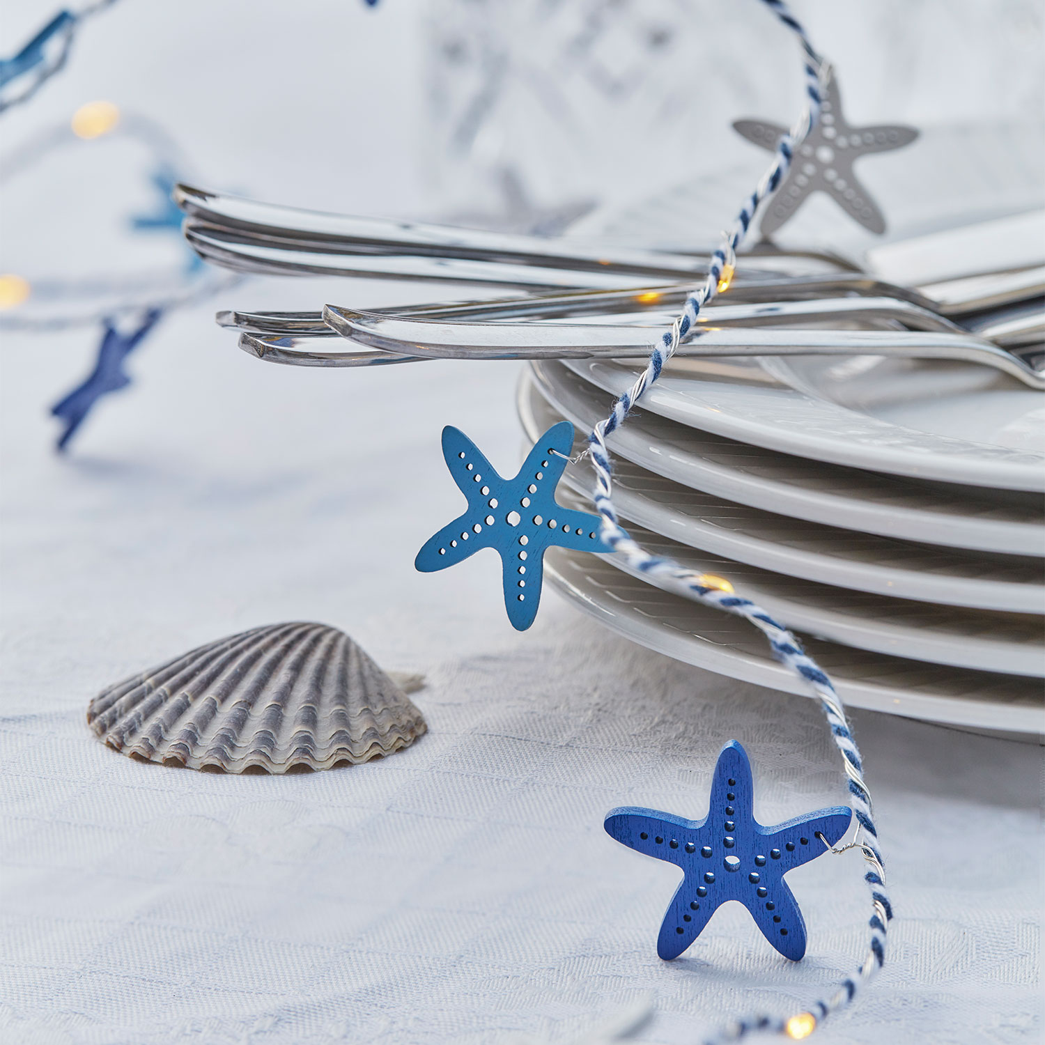 Selma Starfish, 20 LED, Blue