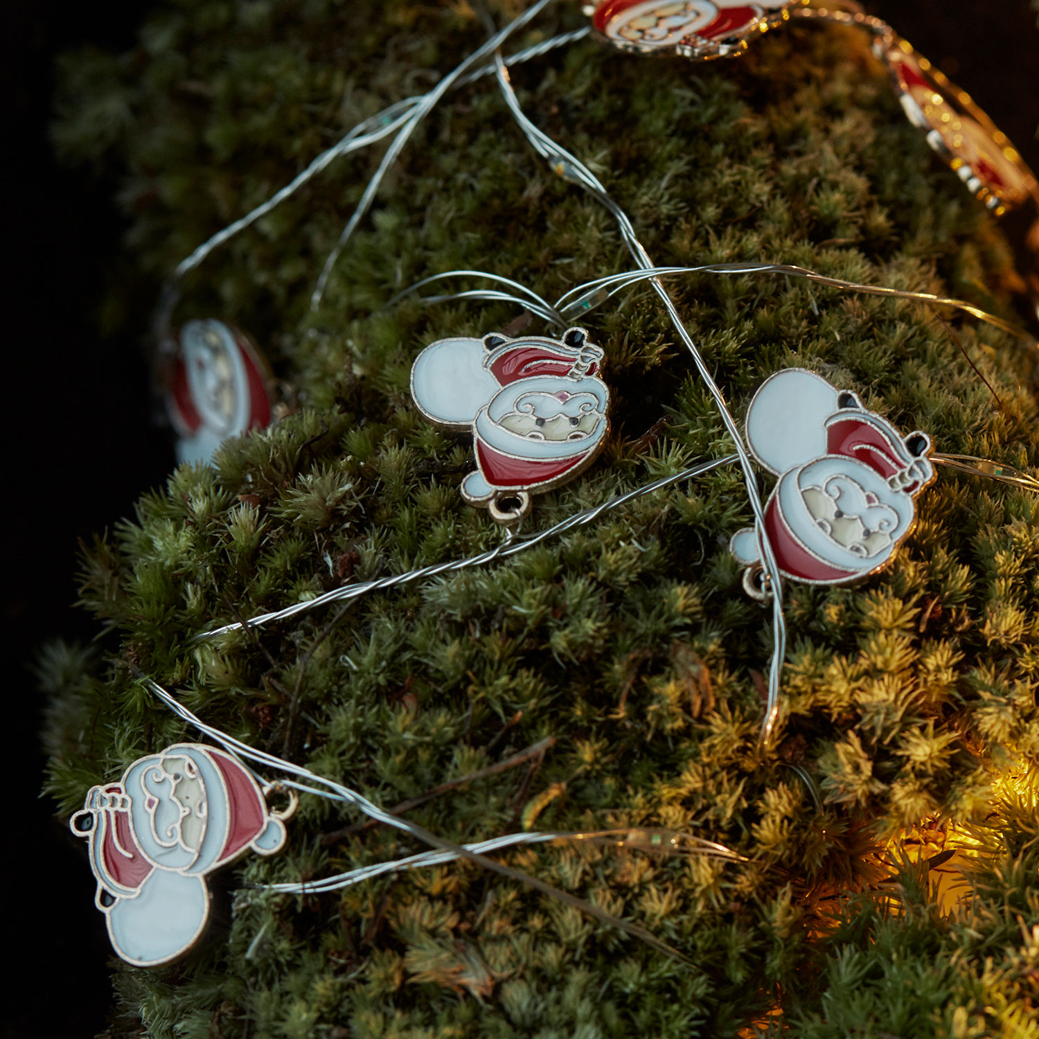 Nille Santa, 10 LED  - 90cm