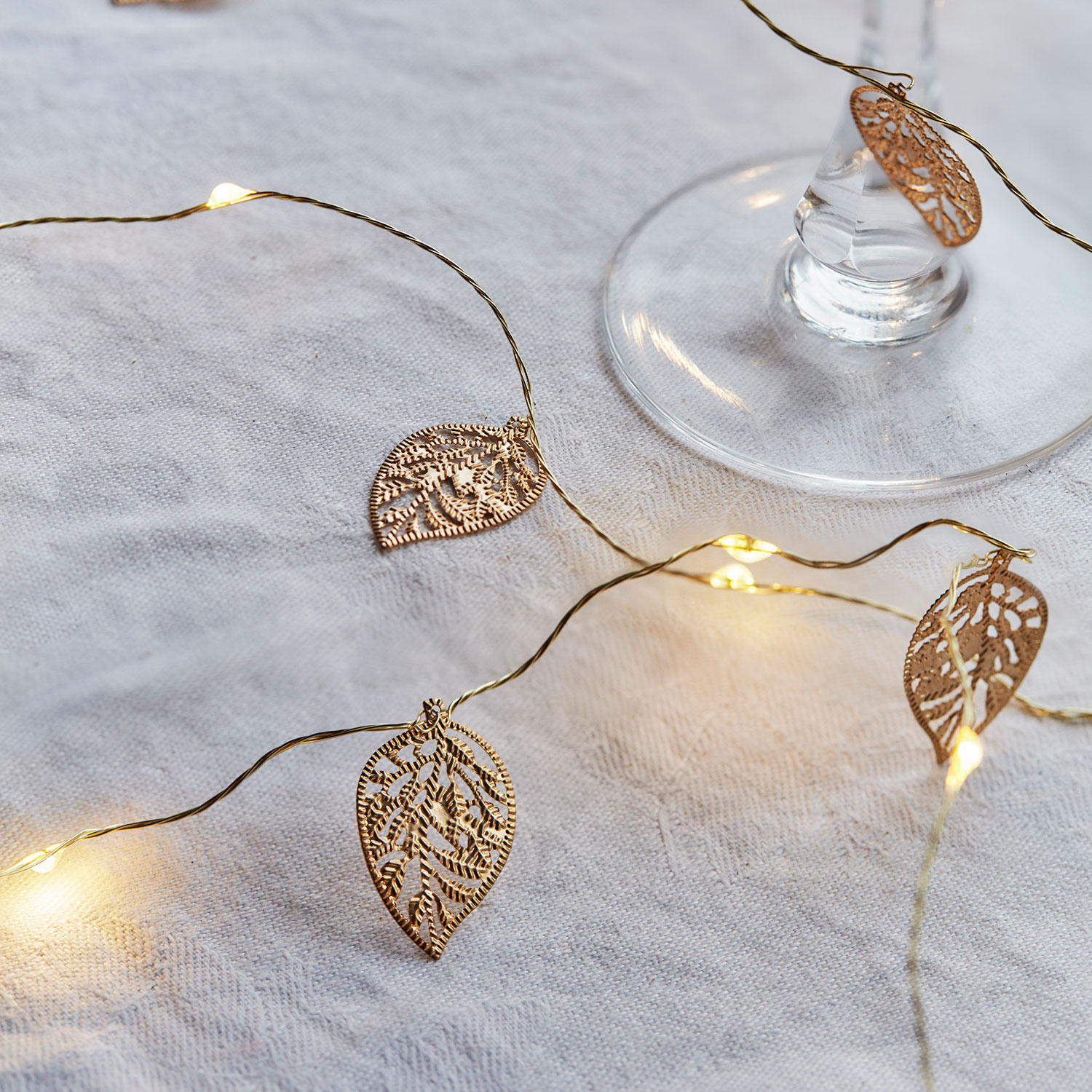 Marlin Leaf, 20 LED - 2m, Gold