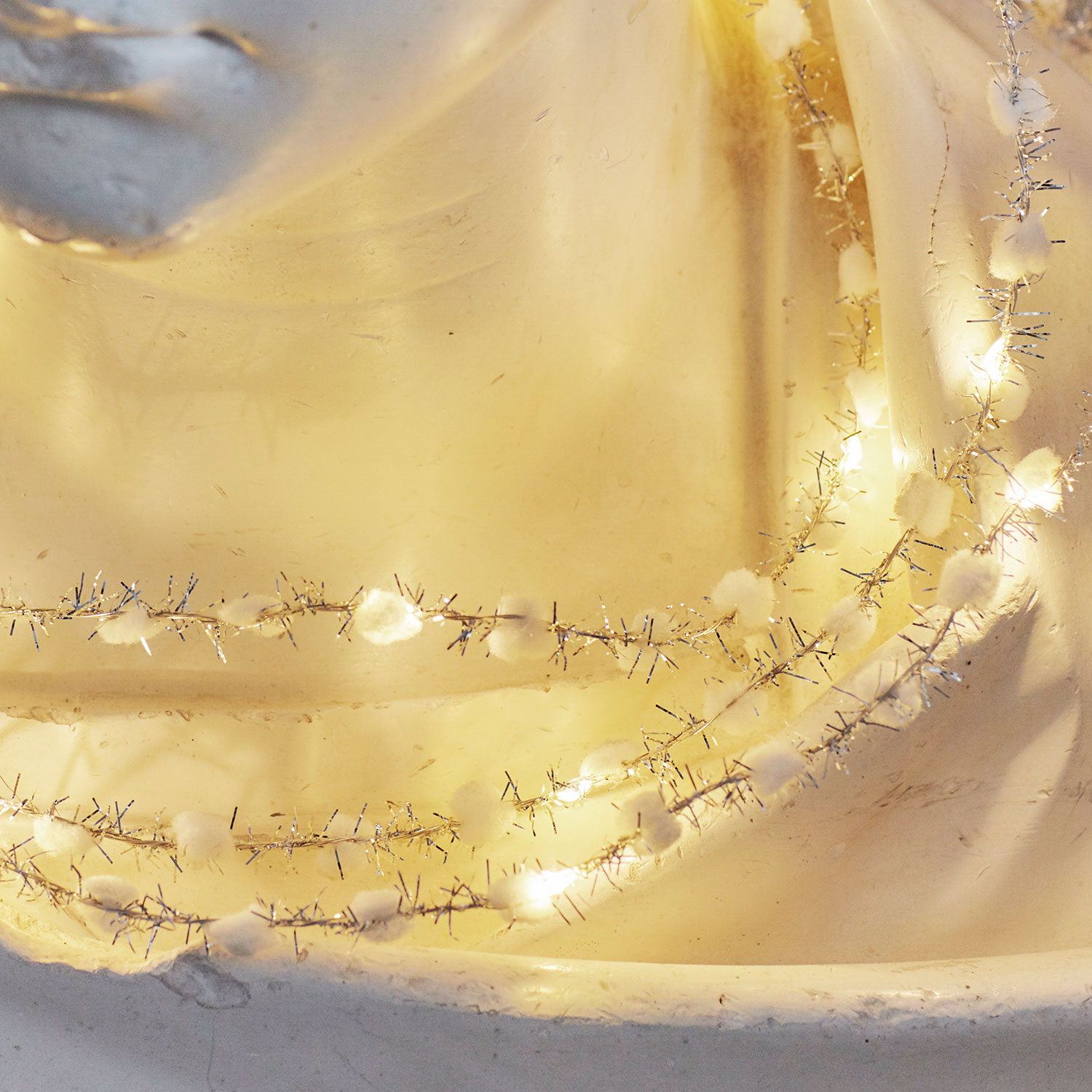 Ina, 20 LED - 2 m, White/Silver