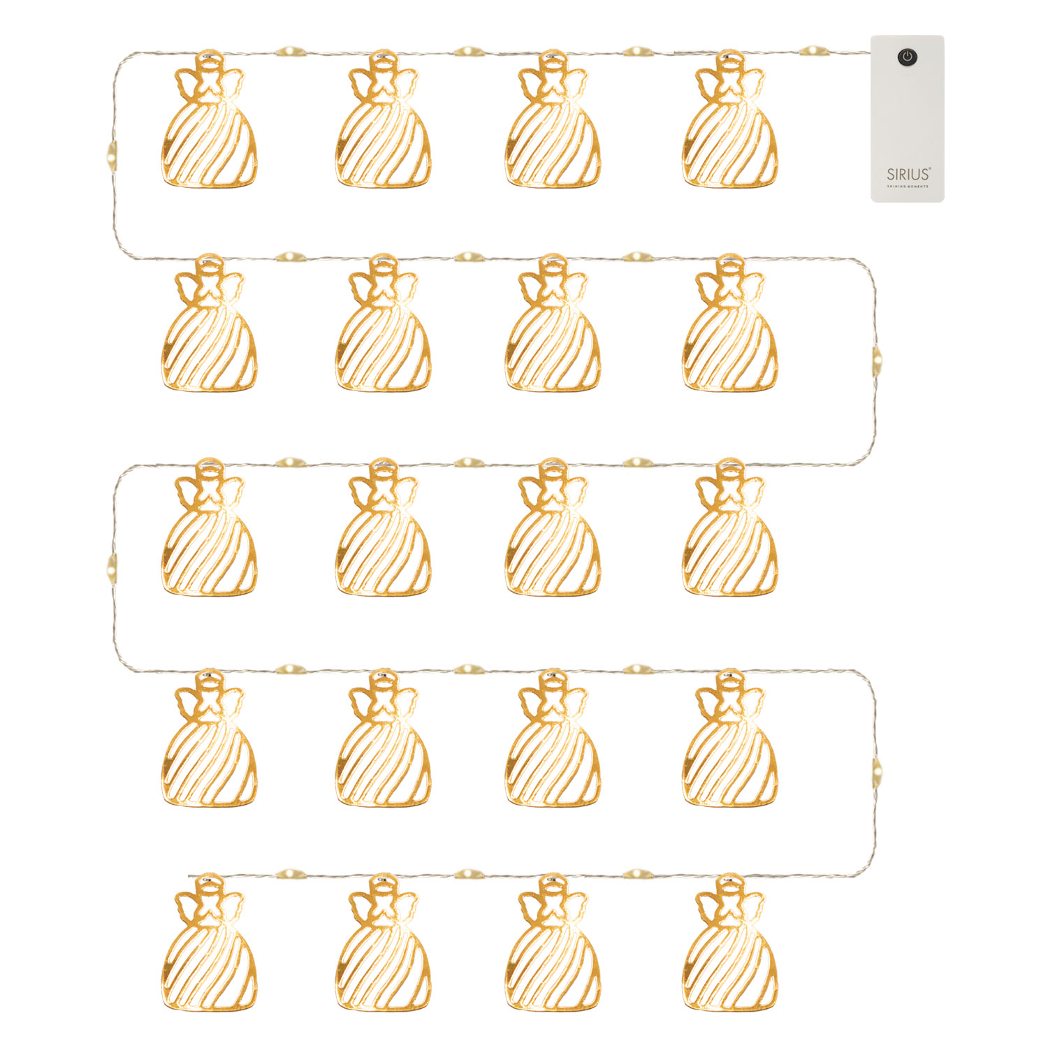 Angel string lights with angels, 1.9m