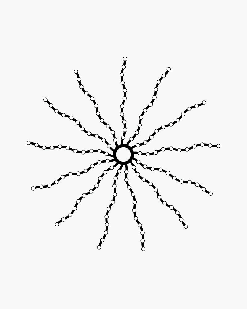 Knirke Christmas Tree Lights 1.5m, 195 LED, Warm white