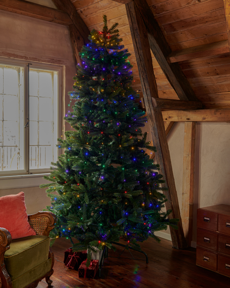 Knirke Christmas Tree Lights 1.5m, 195 LED, Multicolored