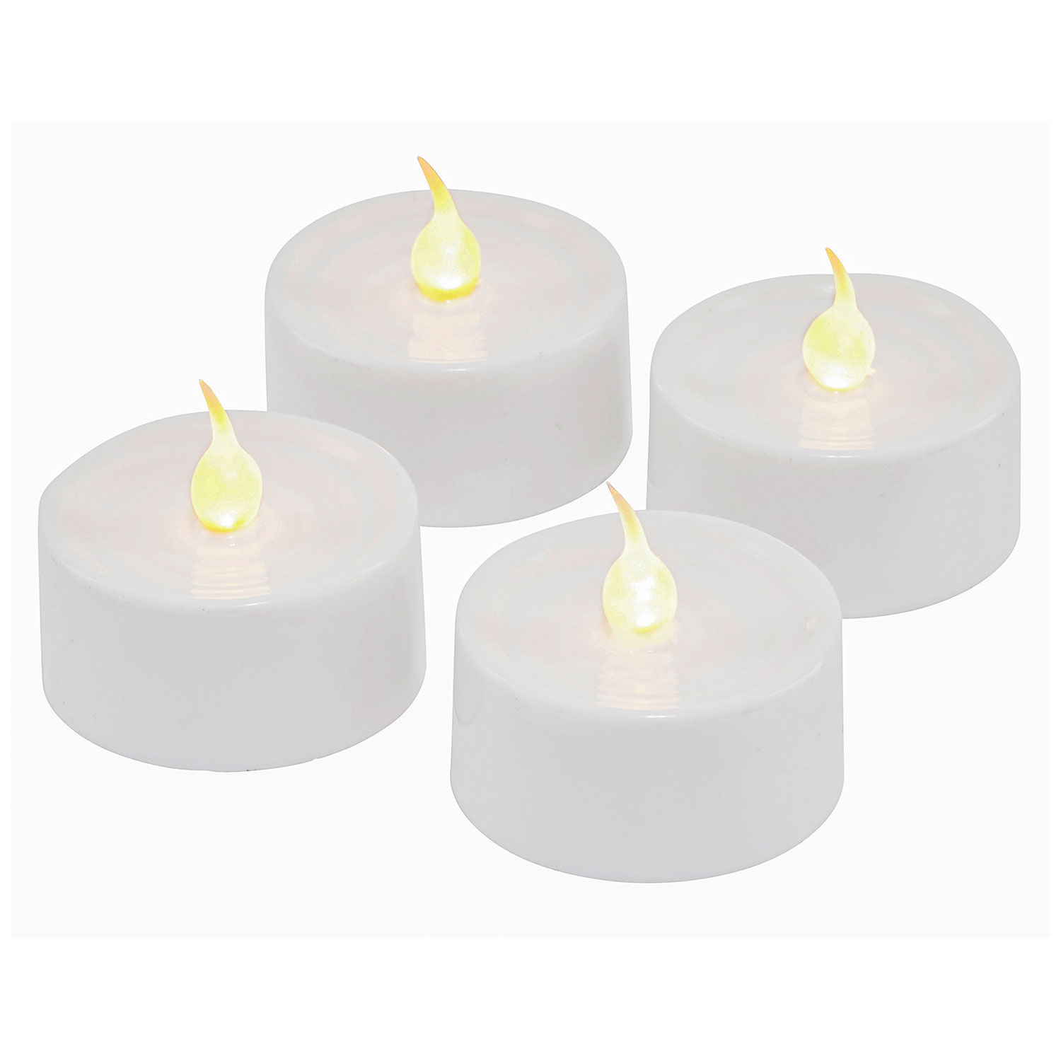 Lone Tealights 4 pcs Ø3.5cm, White