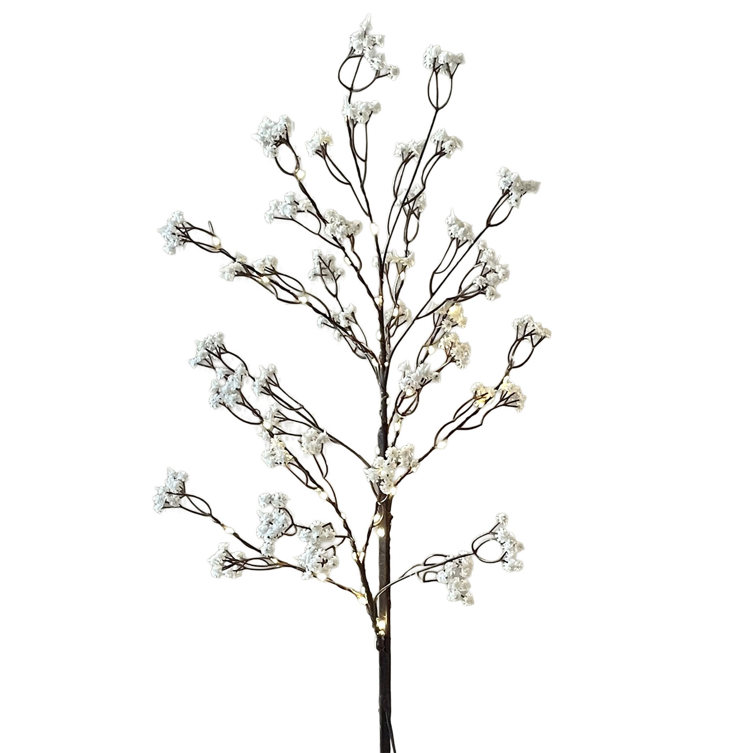 Michel Flower branch, 45 LED, 85cm