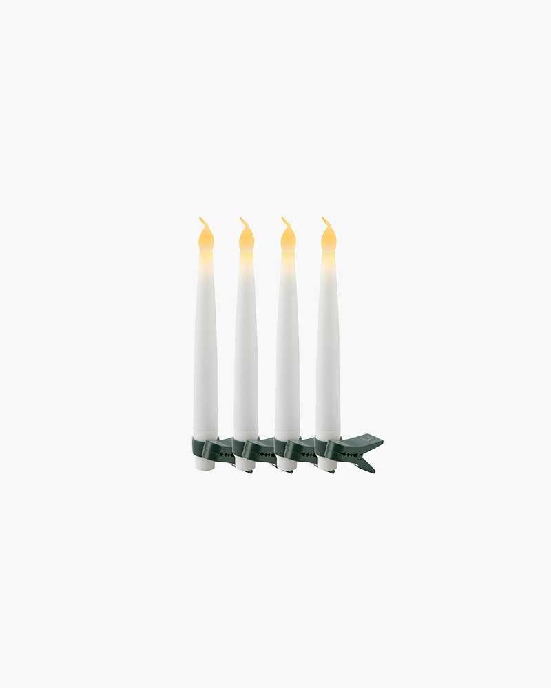 Carolin Tree Candle 4 pcs set, White