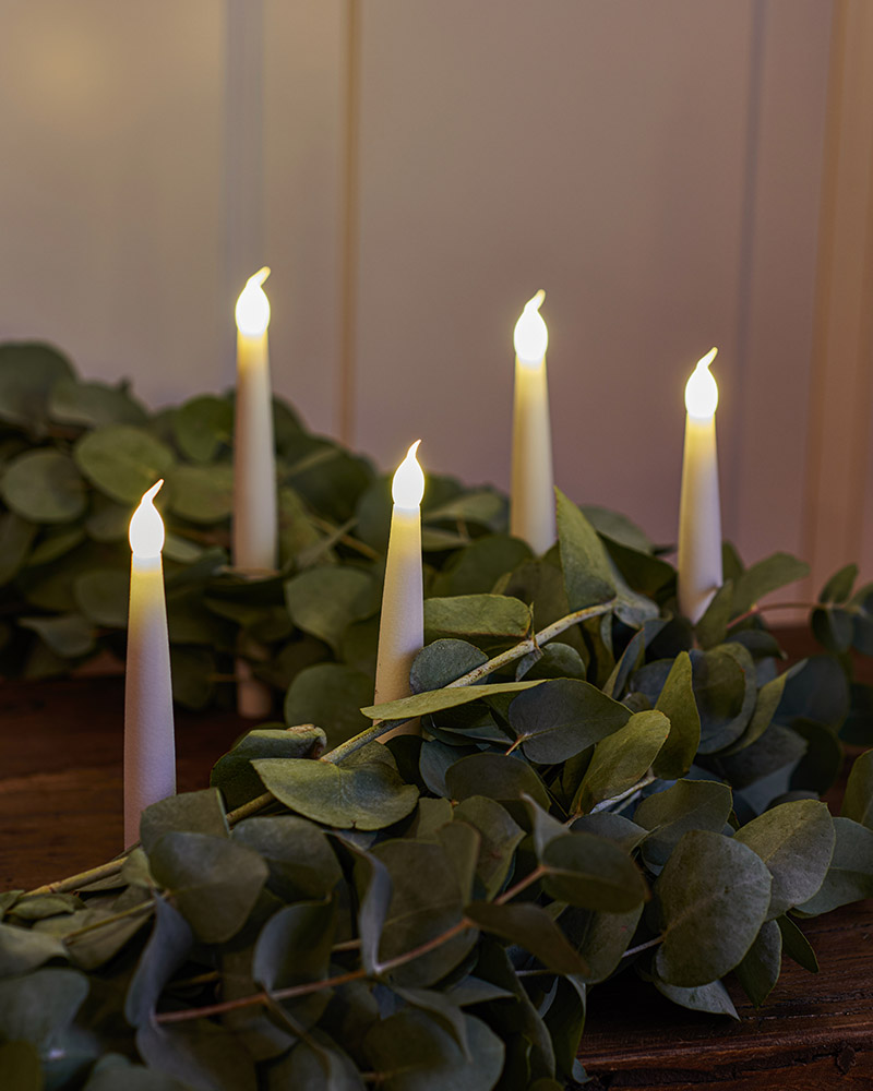 Carolin Tree Candle 4 pcs set, White