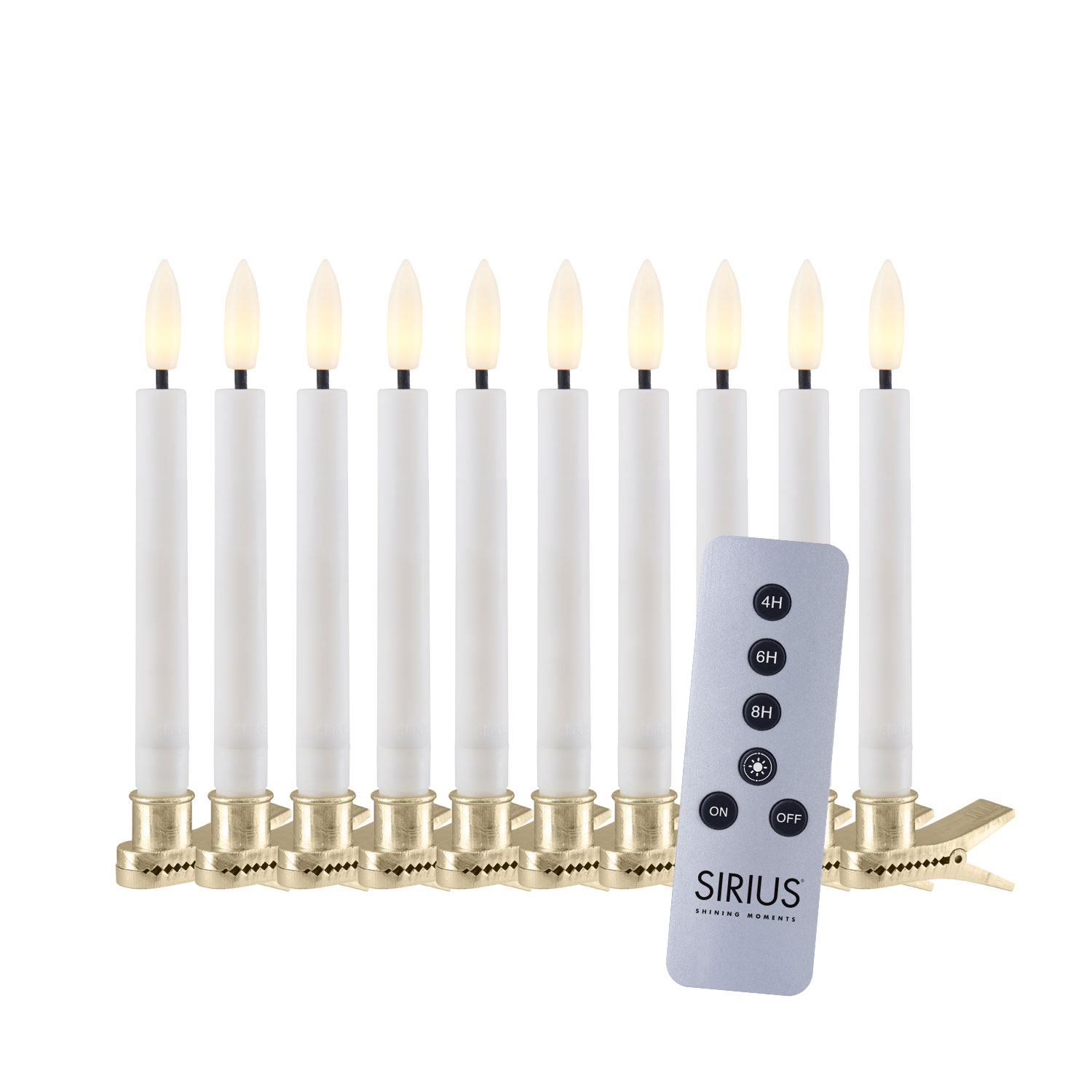 Sille Wax Tree Candle 10 pcs, White