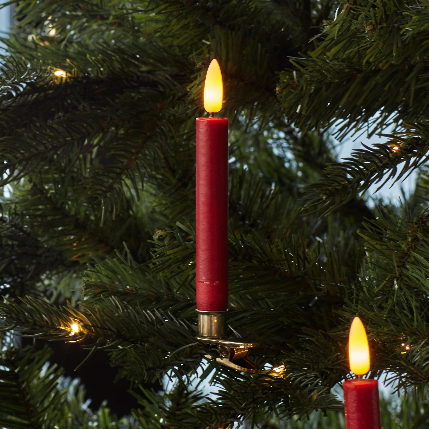 Sille Wax Tree Candle 10 pcs, Red