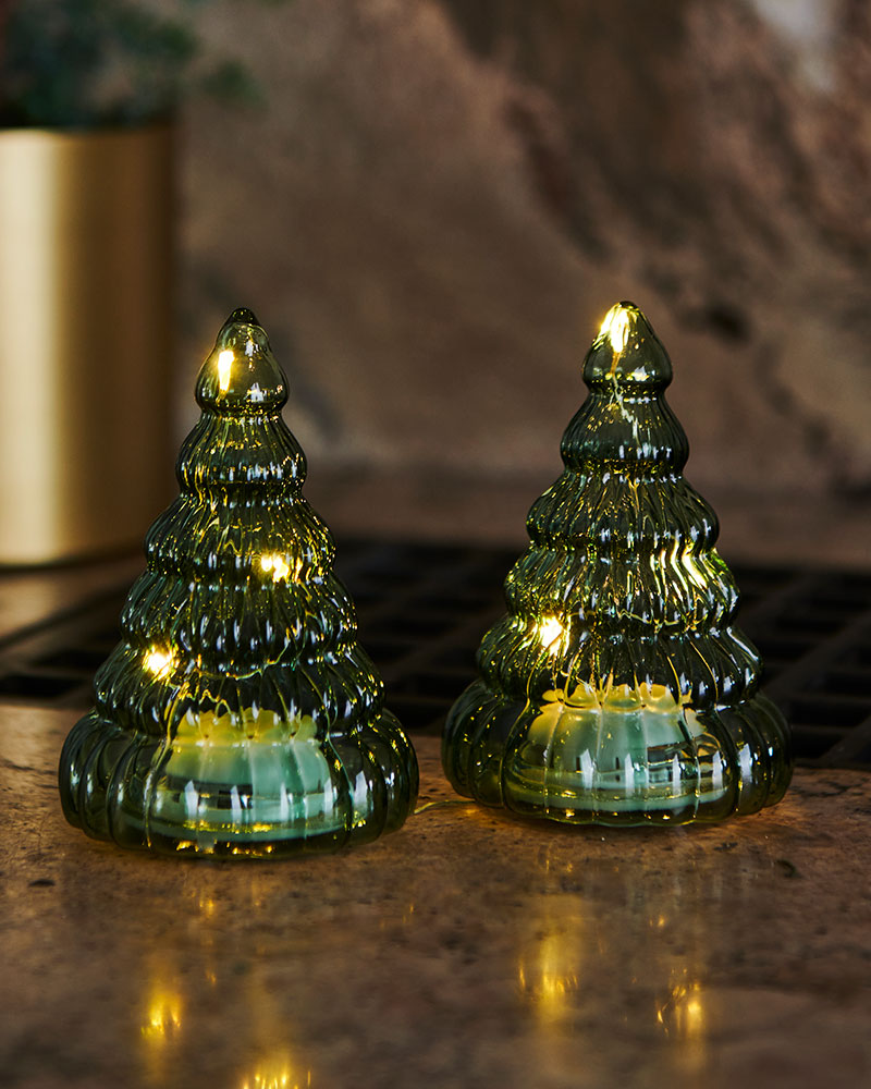 Lucy Tree 2 pcs. 9cm, Green