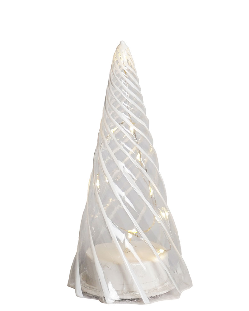 Vilma Tree - 19cm, Clear/White