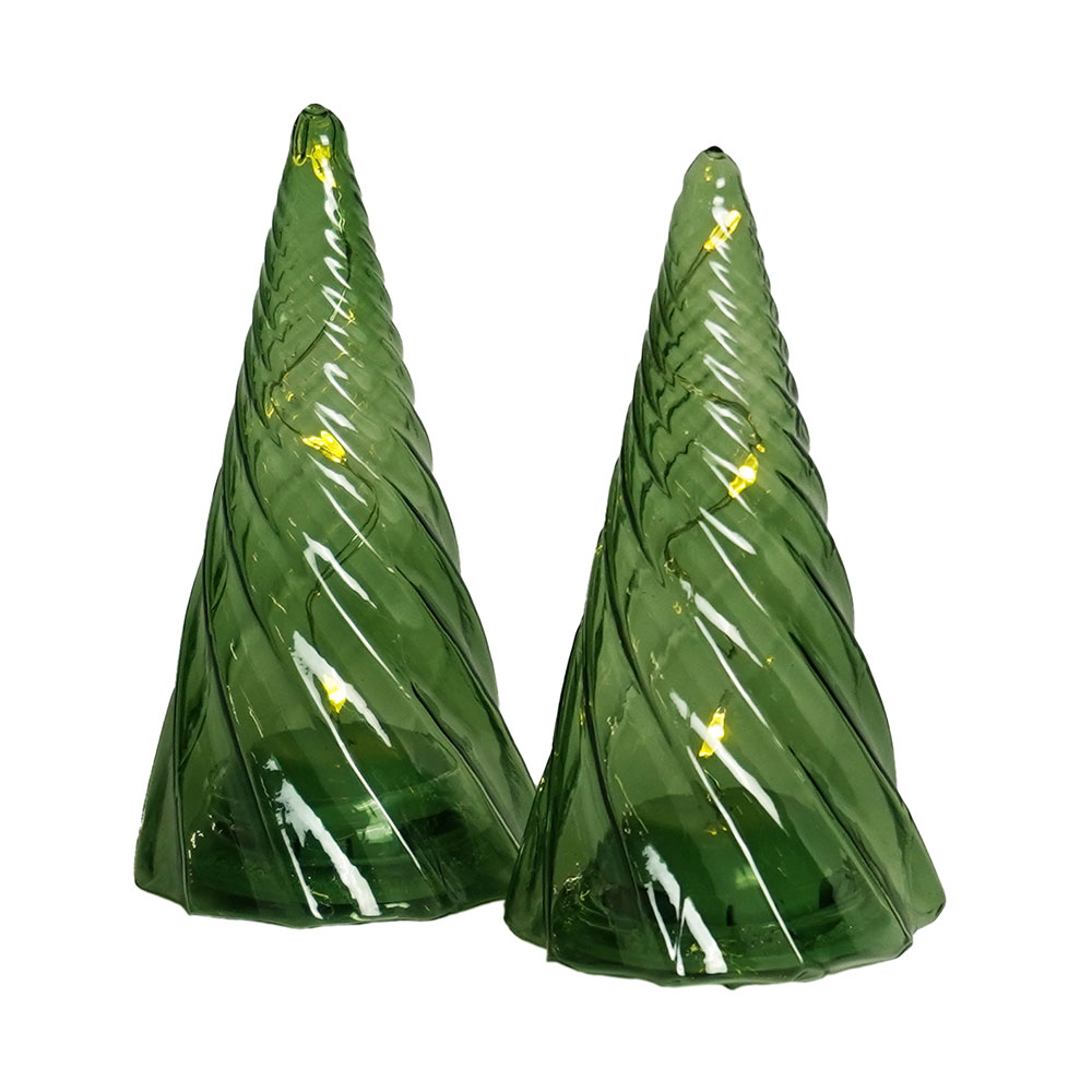 Vilma Tree 2 pcs - 11cm, Green