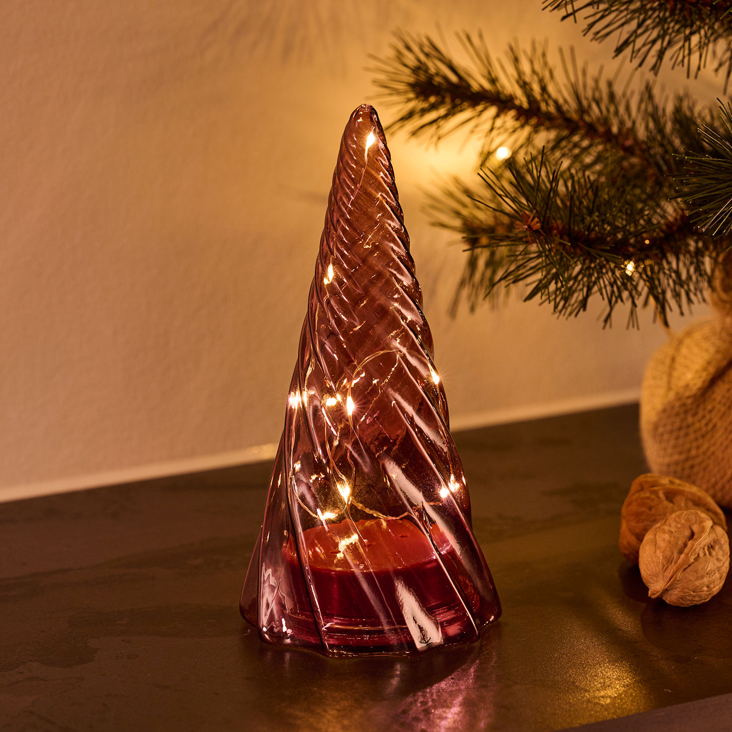 Vilma Tree - 19cm, Bordeaux