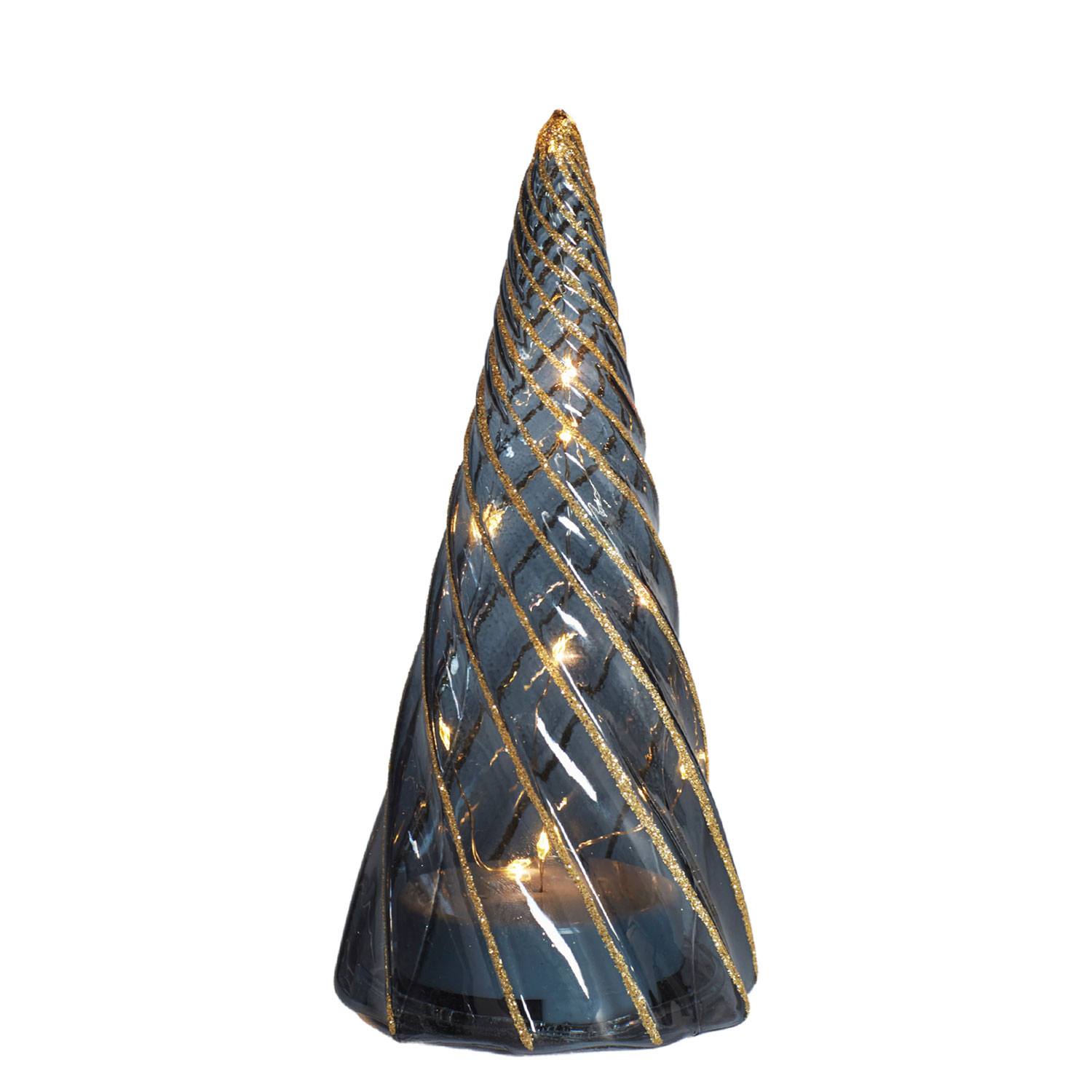 Vilma Tree - 19cm, Black/Gold