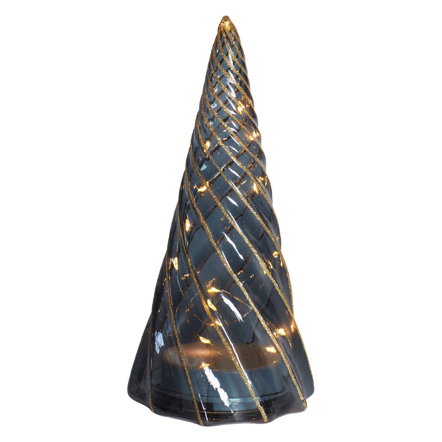 Vilma Tree - 23.5cm, Black/Gold