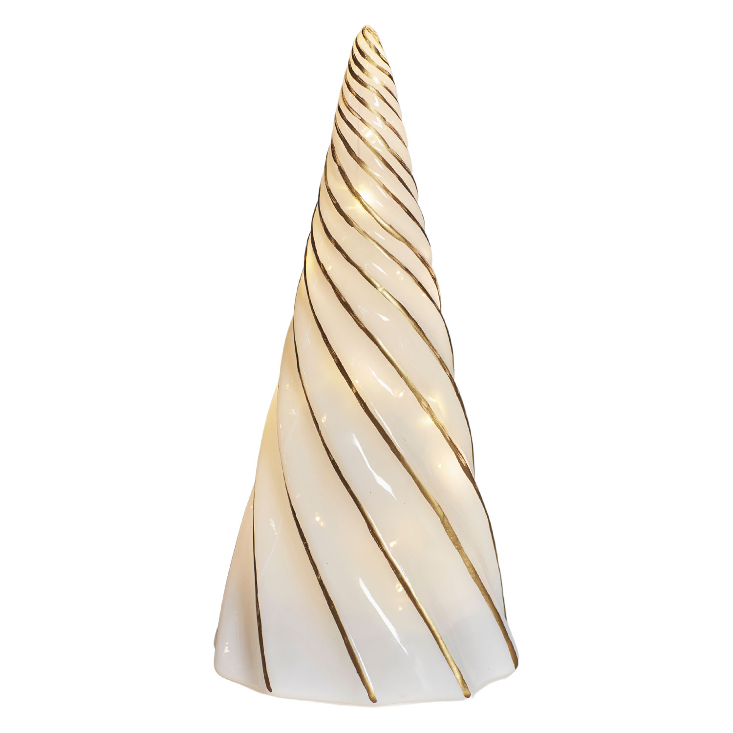 Vilma Tree, 23.5cm, White/Gold
