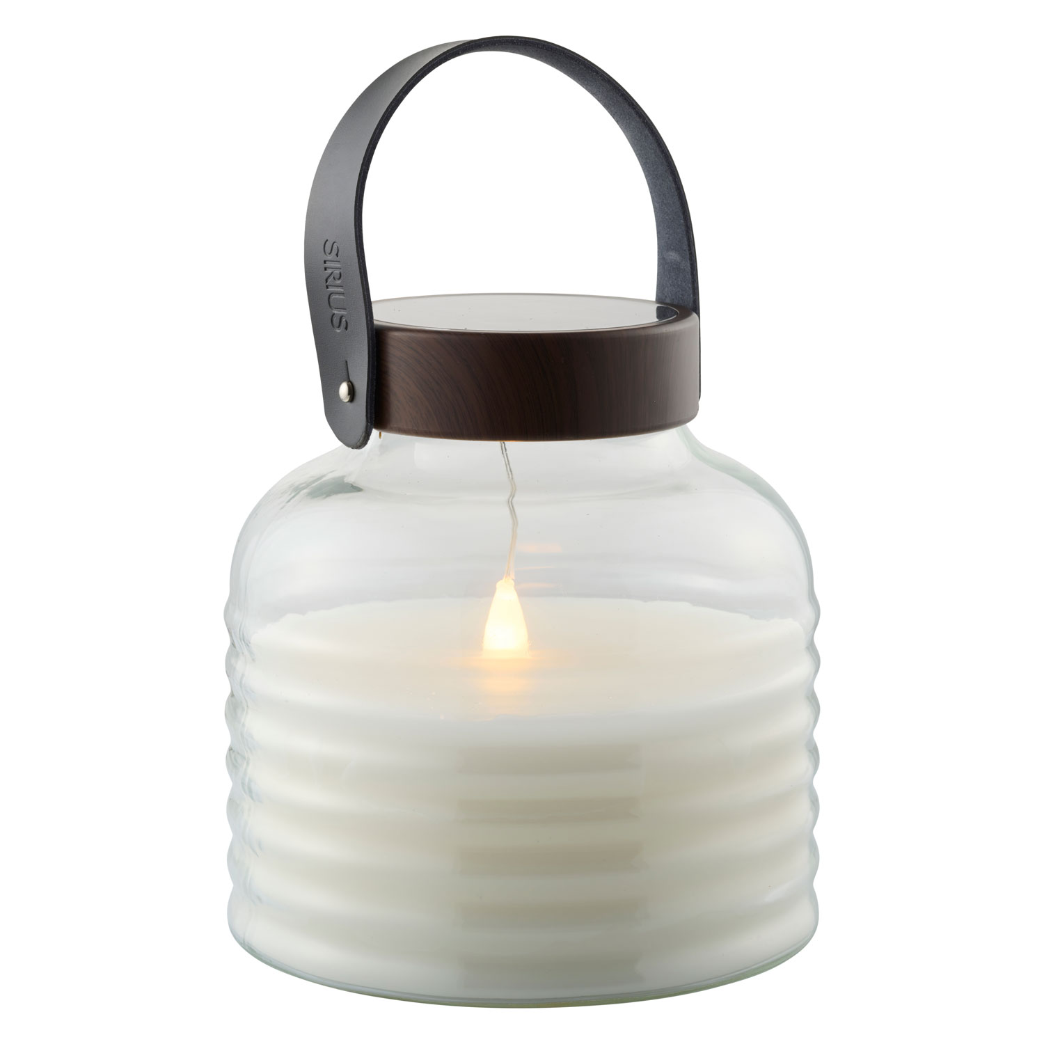 Aston Solar Jar, Ø20xH20cm, Black/Brown