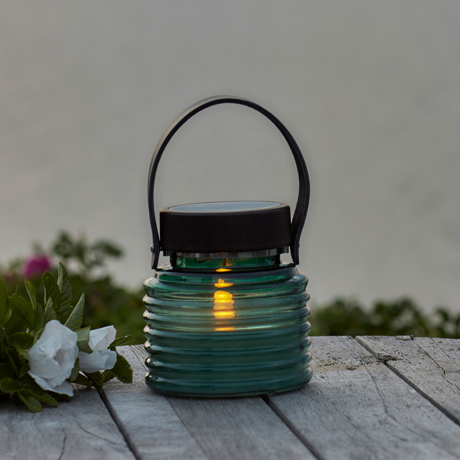 Aston Solar Jar 12cm, Green