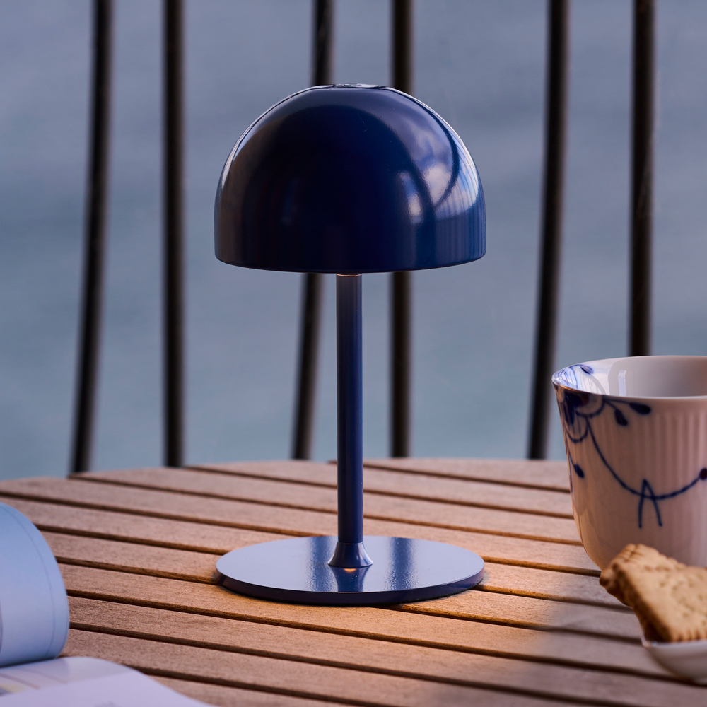 Tim Lamp Rechargeable, H22 cm, Dark Blue