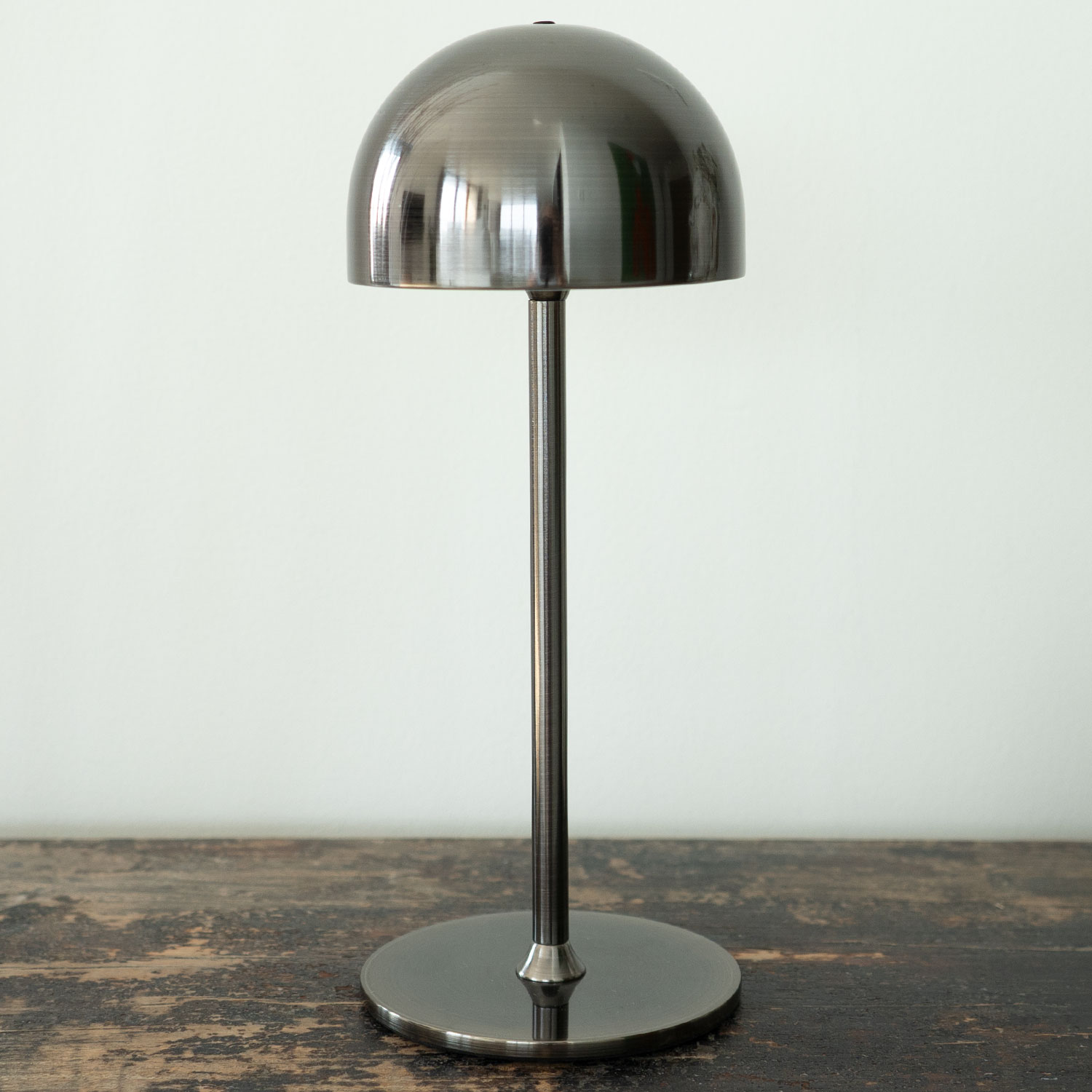 Tim Lamp Rechargeable H30cm, Black Nickel