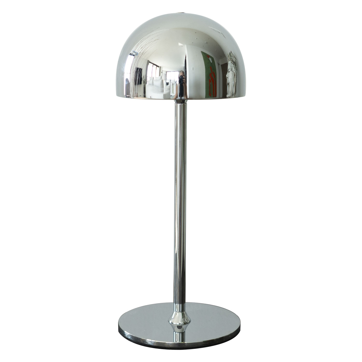 Tim Lamp Rechargeable H30cm, Chrome