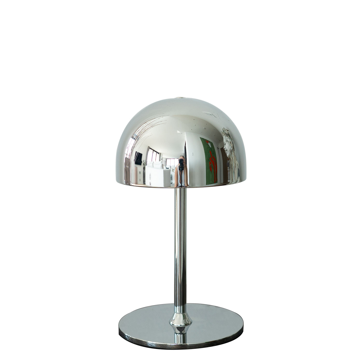 Tim Lamp Rechargeable H22cm, Chrome