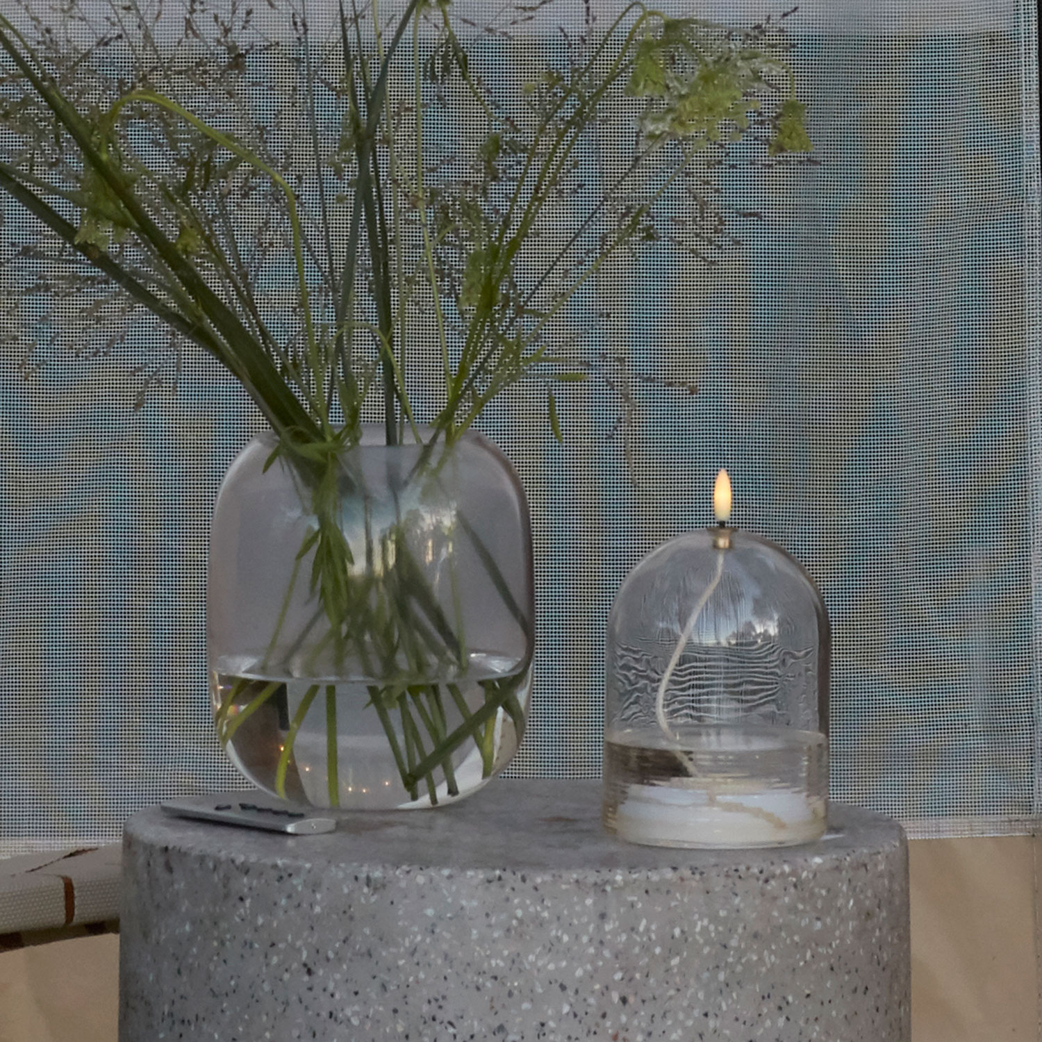 Dea Oil Lamp Ø11 x 15cm, Clear