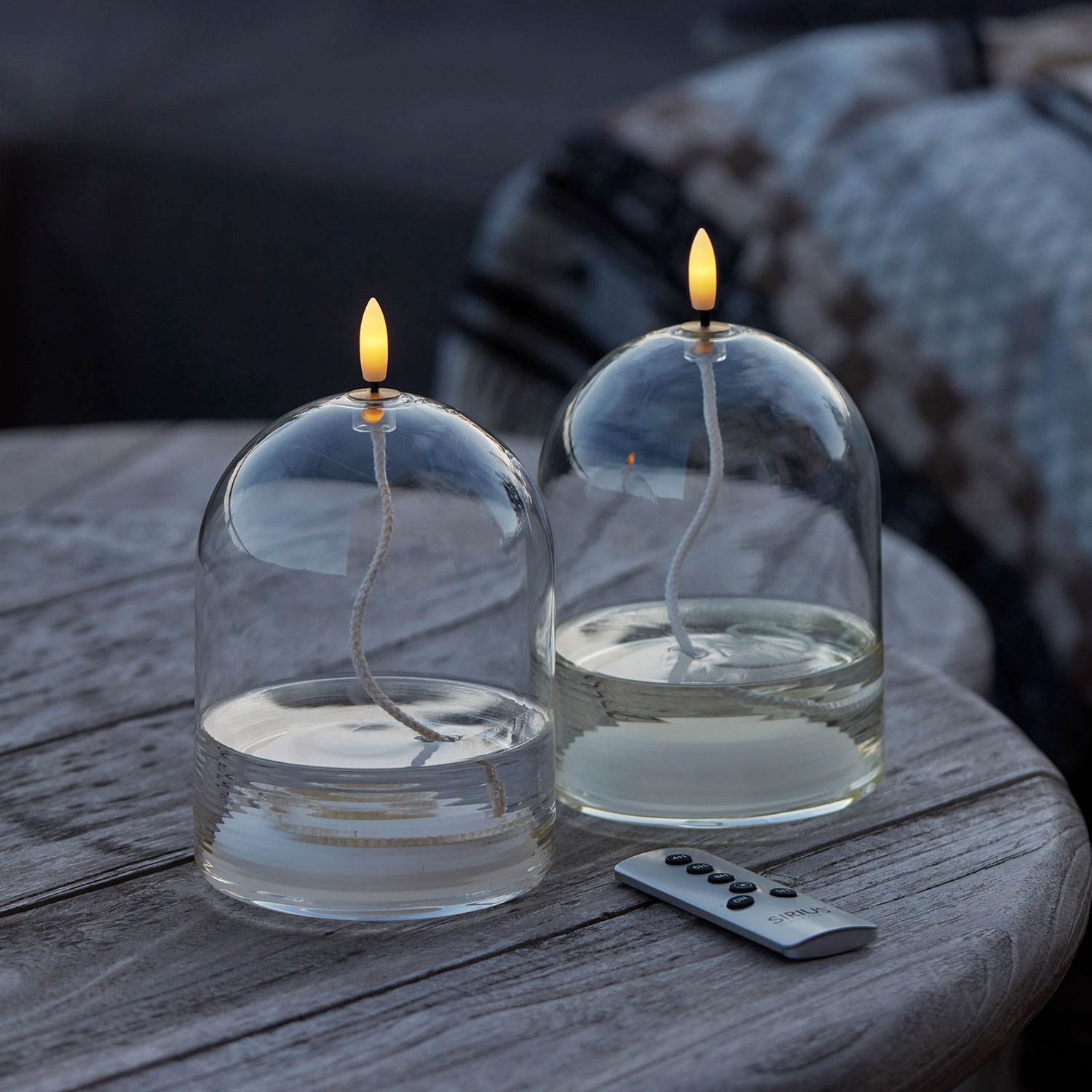 Dea Oil Lamp Ø8 x 11cm, Clear