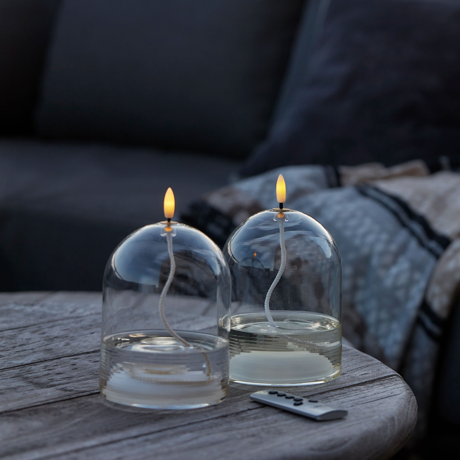 Dea Oil Lamp Ø8 x 11cm, Clear