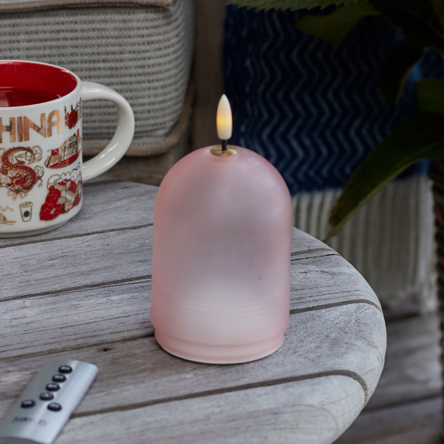 Minna Ø8 x 11cm, Matte Light Pink