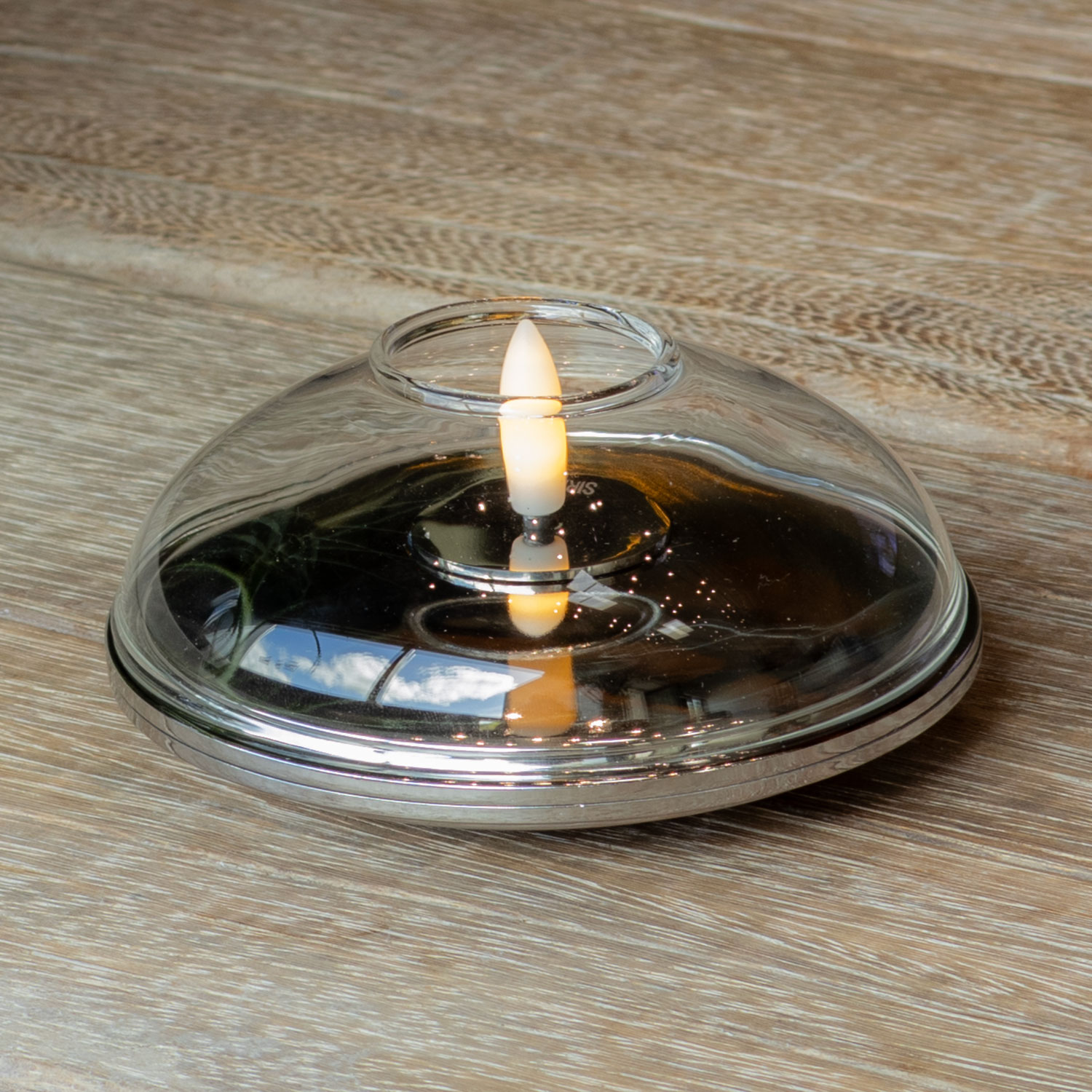 Lia Rechargeable, Ø10 x 5 cm, Chrome