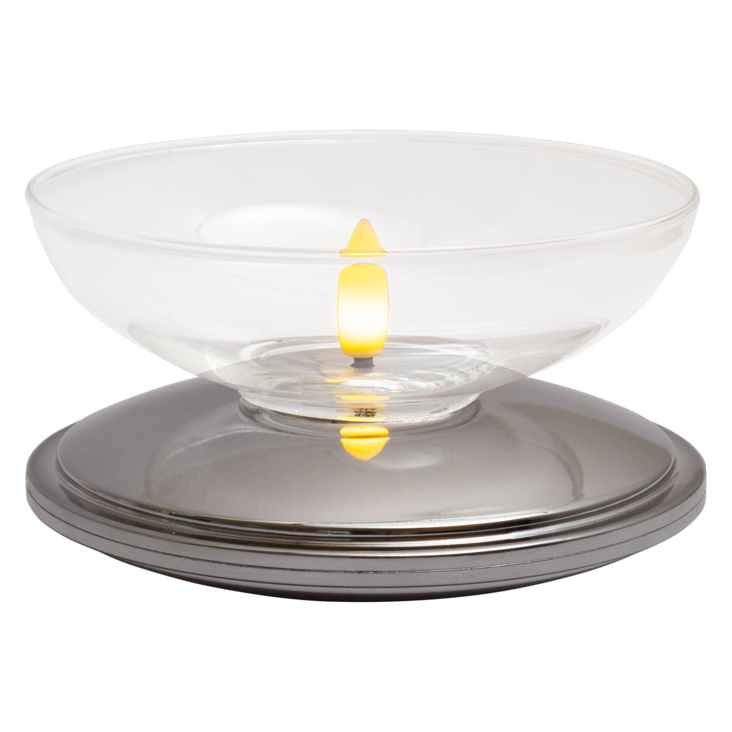 Lia Rechargeable, Ø10 x 5 cm, Chrome