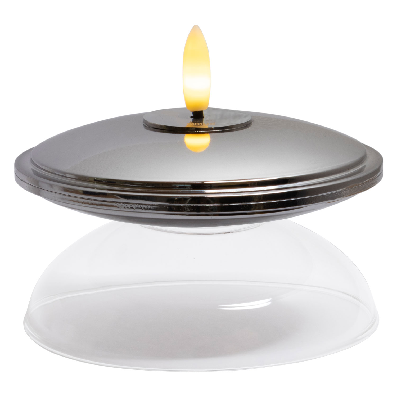 Lia Rechargeable, Ø10 x 5 cm, Chrome