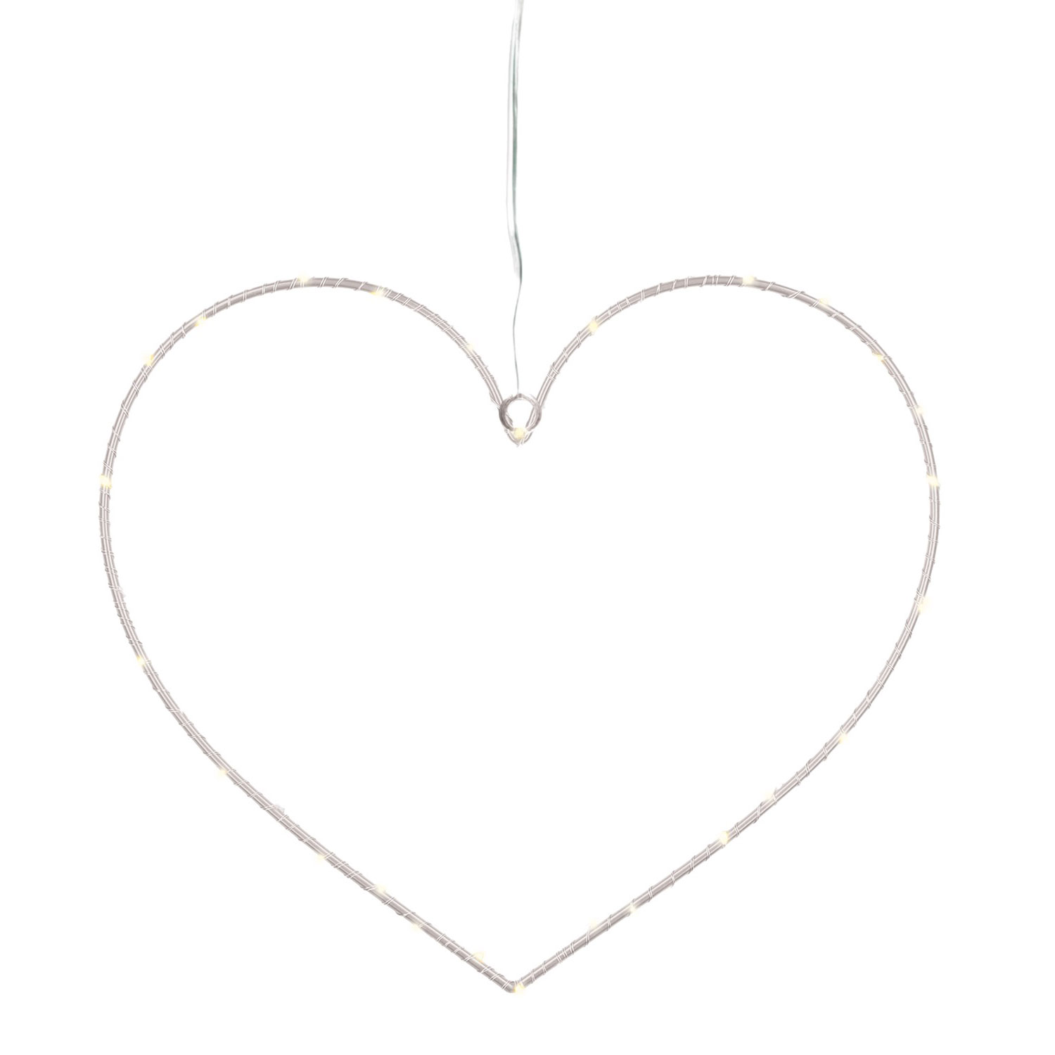 Liva Heart 26cm, 40 LED, White