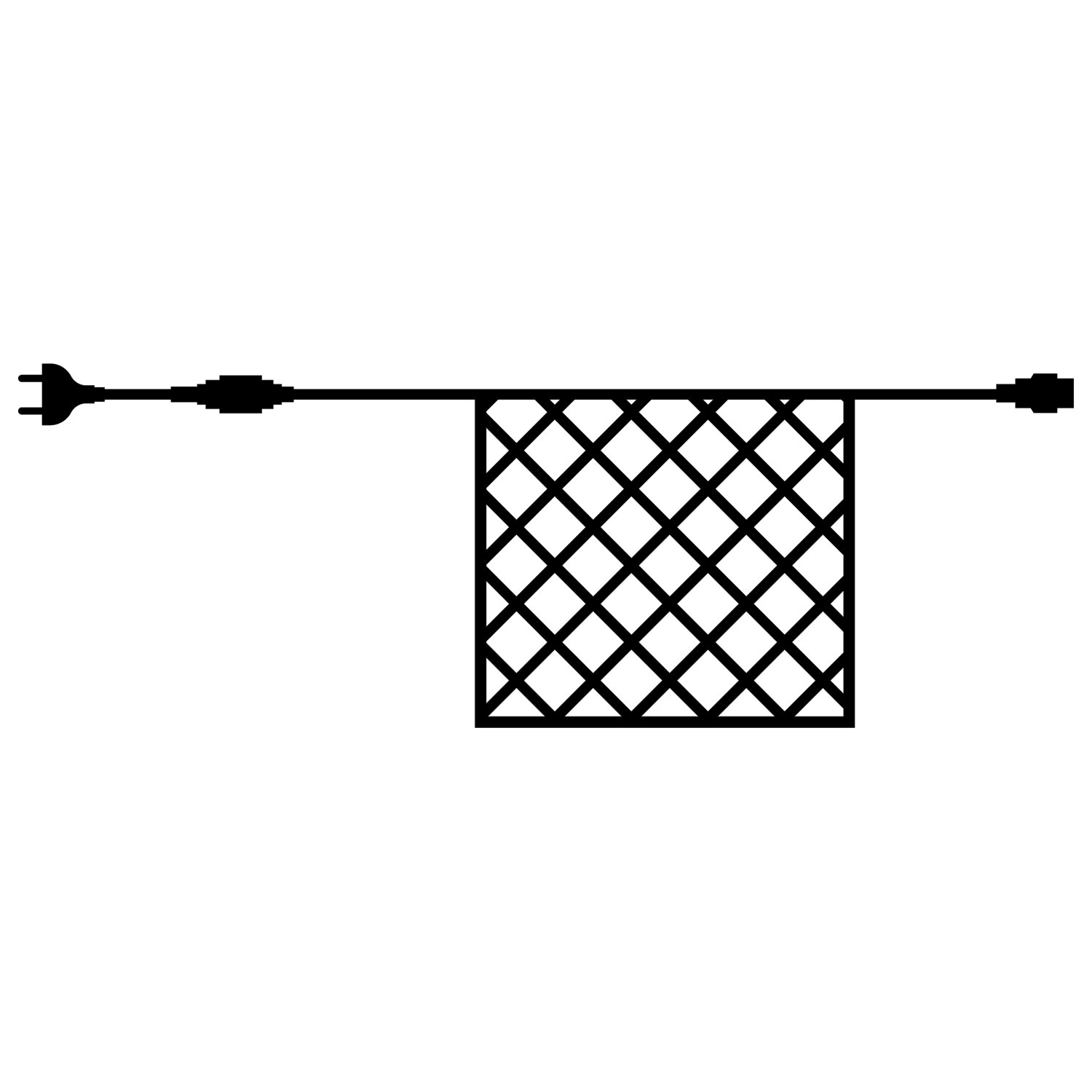 Tech-Line Net Start Set 90 LED, 1.2x1.2m